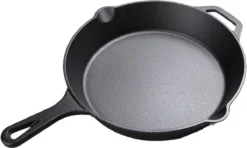 Koock Amsterdam® Skillet - Gietijzer - 25cm - Koekenpan - Geschikt Voor Alle Warmtebronnen