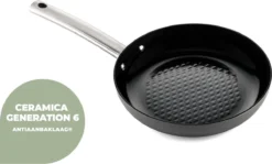 ISENVI Murray Combideal - Keramische Koekenpannen - RVS Grepen 12 ISENVI Murray Combideal - Keramische Koekenpannen - RVS Grepen -Greenpan Winkel 1200x723 1