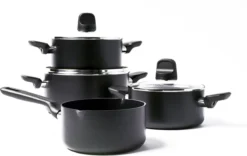 GreenPan Memphis Pannenset - 4-delig - Zwart - Inductie - PFAS-vrij