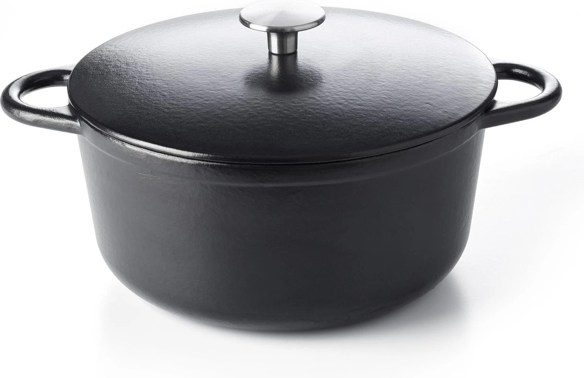 Gero Mads Braadpan Ø 24 Cm - Zwart - Gietijzer - Inductie 1 Gero Mads Braadpan Ø 24 Cm - Zwart - Gietijzer - Inductie