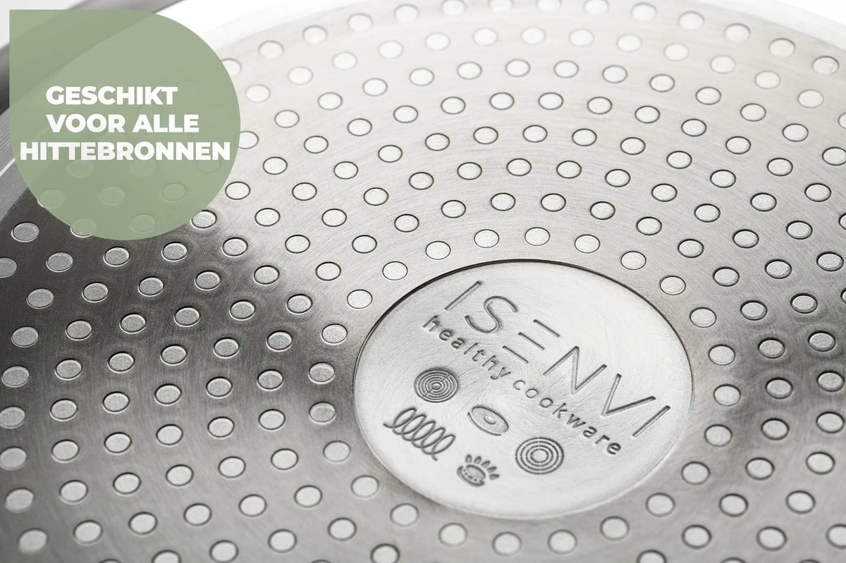 ISENVI Avon Compleet Set - Pannenset 6 Delig - Ergo Grepen 3 ISENVI Avon Compleet Set - Pannenset 6 Delig - Ergo Grepen - Afbeelding 3