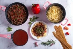 Royalty Line Inductie Pannenset - Luxe 14-delige Pannenset Marmeren Coating - Pannen Met Afneembare Handvaten - Oven-Ready - PFAS-Vrij - Voor Alle Warmtebronnen - Afneembare Koudgrepen - Antiaanbaklaag - Koekenpan Met Glazen Deksels - Roze -Greenpan Winkel 1200x800 153