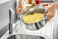 Tefal Duetto 3-delige Kookset - Steelpan Ø 16 Cm, Kookpan Ø 20/24 Cm -Greenpan Winkel 1200x800 2