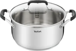 Tefal Cook & Cool E493S6 - Set 3-delig (kookpan 20/24 + Steelpan 16) -Greenpan Winkel 1200x807 1