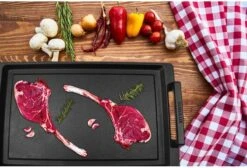 Eurolux Teppanyaki Plaat Met Grepen - 41 X 24 X 2.5 Cm - Zwart - Aluminium - Geschikt Voor Alle Warmtebronnen -Greenpan Winkel 1200x815 5