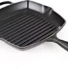 Le Creuset Gietijzeren Vierkante Grillpan - 26cm - Mat Zwart