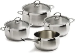 BK Excellent Pannenset - 4-delig - RVS - Inductie