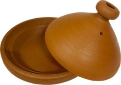 Marokkaanse Authentieke Handgemaakte Aardewerk Tajine Naturel 33 Cm - Ongeglazuurd En Loodvrij -Greenpan Winkel 1200x845 4