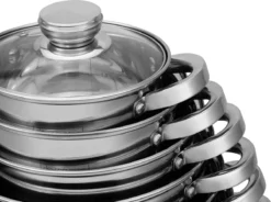 Edënbërg Classic Line - RVS Luxe Pannenset 12 Delig - Voorzien Van 9-Laags Bodem! -Greenpan Winkel 1200x892