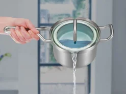 BK Q-linair Master Glas Pannenset - 5-delig - Glazen Deksel - Veilig Afgietsysteem - Inductie -Greenpan Winkel 1200x897