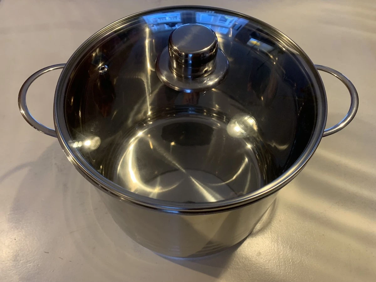 Kookpan | ø 24 Cm 8L | Brouwpan | Soeppan | Zelf Bier Brouwen 2 Kookpan | ø 24 Cm 8L | Brouwpan | Soeppan | Zelf Bier Brouwen - Afbeelding 2