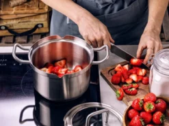 BK Q-linair Master Glas Pannenset - 5-delig - Glazen Deksel - Veilig Afgietsysteem - Inductie -Greenpan Winkel 1200x900 5