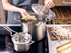 BK Q-linair Master Glas Pannenset - 5-delig - Glazen Deksel - Veilig Afgietsysteem - Inductie -Greenpan Winkel 1200x900 6