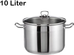 Haushalt Soeppan Met Glazen Deksel - 10 Liter- RVS 16 Haushalt Soeppan Met Glazen Deksel - 10 Liter- RVS -Greenpan Winkel 1200x905 11