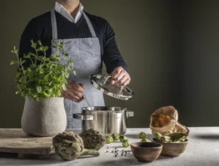 Sola Pannenset Juvia - 4 Delig - Ø 16,16,18,20 Cm - Zilver - RVS - Sandwichbodem -Greenpan Winkel 1200x911