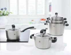 BK Conical Cool Pannenset - 5-delig - RVS - Geschikt Voor Alle Warmtebronnen -Greenpan Winkel 1200x929