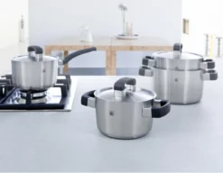 BK Conical Cool Pannenset - 4-delig - RVS – Geschikt Voor Alle Warmtebronnen -Greenpan Winkel 1200x935