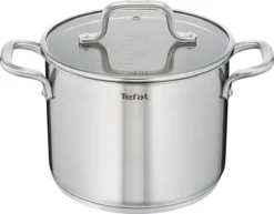 Tefal Virtuoso Pannenset 5 Delig - Hoge Kookpan Ø 22 Cm + Steelpan Ø 16 Cm + Kookpannen Ø 18/20/24 Cm -Greenpan Winkel 1200x938