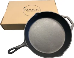 Koock Amsterdam® Skillet - Gietijzer - 25cm - Koekenpan - Geschikt Voor Alle Warmtebronnen 11 Koock Amsterdam® Skillet - Gietijzer - 25cm - Koekenpan - Geschikt Voor Alle Warmtebronnen -Greenpan Winkel 1200x944
