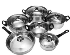 KitchenPrince 12-Delige Pannenset RVS - Pottenset - Kookpannen - Koekenpan - Steelpan - Bakpan - PFAS-Vrij - Pannenset - Pannenset Inductie - Antiaanbaklaag - Koekenpannenset 17 KitchenPrince 12-Delige Pannenset RVS - Pottenset - Kookpannen - Koekenpan - Steelpan - Bakpan - PFAS-Vrij - Pannenset - Pannenset Inductie - Antiaanbaklaag - Koekenpannenset -Greenpan Winkel 1200x946