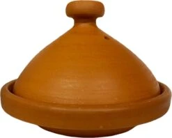 Marokkaanse Authentieke Handgemaakte Aardewerk Tajine Naturel 33 Cm - Ongeglazuurd En Loodvrij -Greenpan Winkel 1200x962