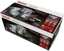 Tefal Nordica Pannenset 4 Delig - Steelpan Ø16 Cm & Kookpan Ø 18 + Ø 20 + Ø 24 Cm -Greenpan Winkel 1200x968