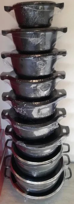 Royalty Line - Marble Soep/braadpan - Met Glazen Deksel Zwart - 20 CM. RL-BS20ML -Greenpan Winkel 438x1200