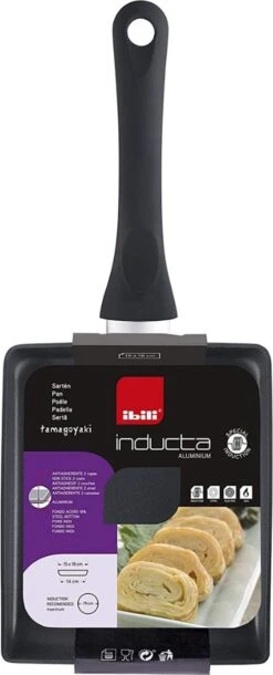 Merkloos TIB Japanse Stijl Omeletpan - Eierpan - Tamagoyaki - Geschikt Voor Inductie -Greenpan Winkel 486x1200