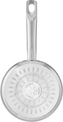 Tefal Virtuoso Pannenset 5 Delig - Hoge Kookpan Ø 22 Cm + Steelpan Ø 16 Cm + Kookpannen Ø 18/20/24 Cm -Greenpan Winkel 617x1200