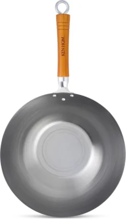 Ken Hom Classic Wok - Ø 32cm In Koolstofstaal En Houten Greep 7 Ken Hom Classic Wok - Ø 32cm In Koolstofstaal En Houten Greep -Greenpan Winkel 690x1200 1