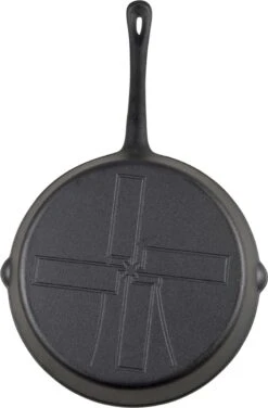 The Windmill Koekenpan Skillet Maxi 26 Cm Gietijzer Zwart -Greenpan Winkel 789x1200
