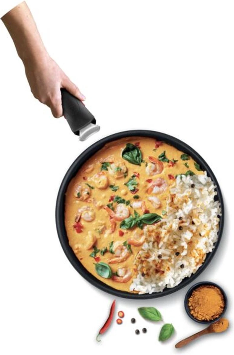 Tefal Ingenio Preference - Pannenset - Koekenpannen Ø24 + Ø28 Cm + Handgreep 2 Tefal Ingenio Preference - Pannenset - Koekenpannen Ø24 + Ø28 Cm + Handgreep - Afbeelding 2