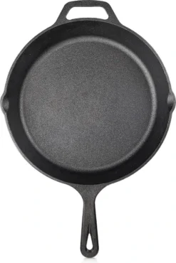 Navaris Gietijzeren Koekenpan - Braadpan Van Gietijzer - Ronde Skillet - Geschikt Voor Alle Warmtebronnen - Ø 25 Cm - Ovenbestendig Tot 260?graden -Greenpan Winkel 802x1200 1