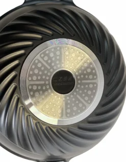 Cheffinger Wokpan Met Deksel - 32cm - Zwart - Pan - Keukenaccessoires -Greenpan Winkel 936x1200