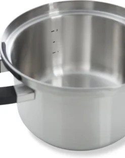 BK Flow Cool Pannenset - 4-delig – RVS Deksels - Veilig Afgietsysteem - Geschikt Voor Alle Warmtebronnen -Greenpan Winkel 952x1200